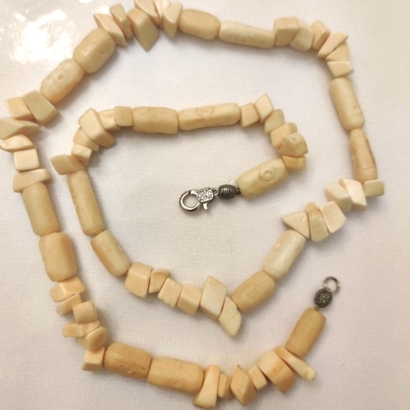 Vintage tribal bone 🦴 necklace in EUC - Picture 1 of 10